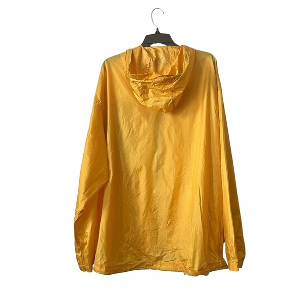 Vintage Tommy Hilfiger Yellow Windbreaker Rain Jacket Men's Size XL Zip Front - Picture 4 of 5